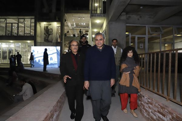 Federal Minister Syed Mohsin Raza Naqvi Visits NCA Triennale 2025