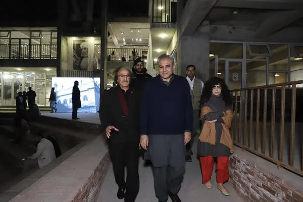 Federal Minister Syed Mohsin Raza Naqvi Visits NCA Triennale 2025