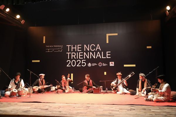 Performances<br>Mohsin Fayyaz<br>NCA Lahore - First year<br>Ghazal & Qawalli Performance<br>Mayon-e-Echar<br>NCA student group third year