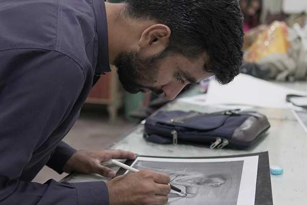 Workshop – Hassnain Awais 'Digital and Collagraph Printmaking'